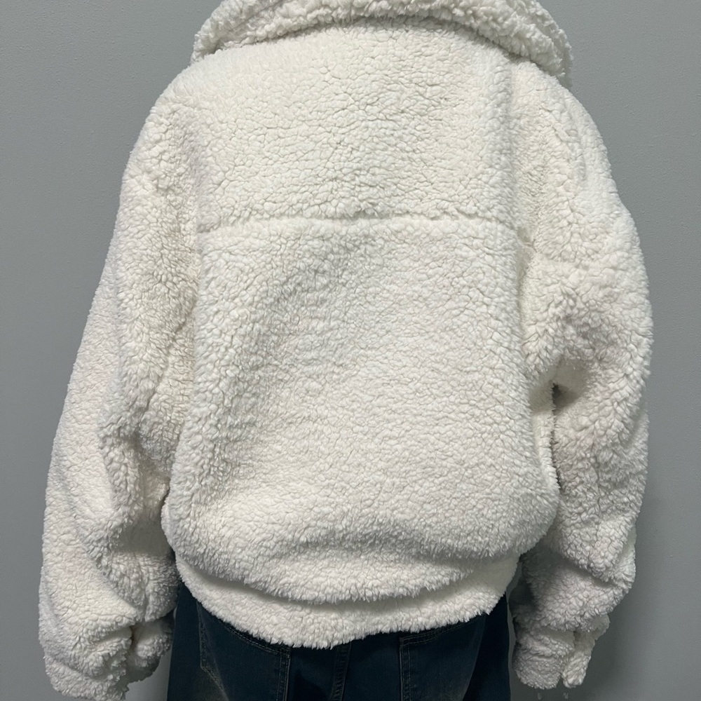 Button Down Teddy Jacket - image 6